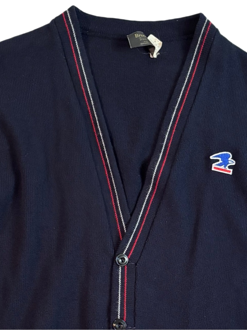 Vintage US Postal Service Uniform Cardigan Medium 1990s USPS Made In USA - Picture 2 of 8